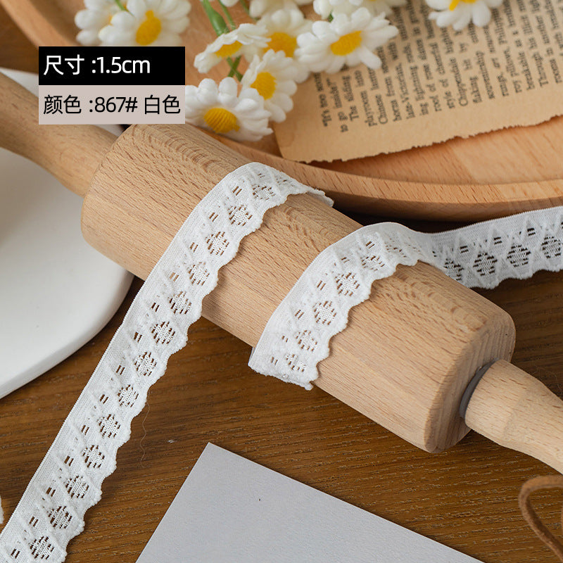 FREEDOMBEAUTY | Factory direct 1.1/1. 5/2.2 CM white spot, high elastic fine elastic underwear belt trousers edge