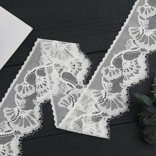 FREEDOMBEAUTY | [stretch] 6cm unilateral lace lace, warp knitted elastic lace edge, wedding underwear size lace accessories, spot