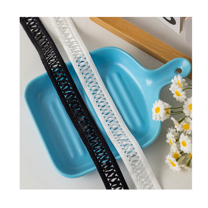 FREEDOMBEAUTY | Factory Direct 2.5CM Elastic Cross Ribbon Elastic Swimwear Belt, Swimwear Women's Nylon Elastic Elastic Belt