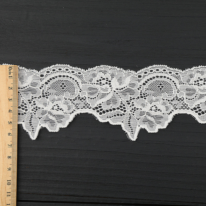 FREEDOMBEAUTY | [laser-cut lace] New lace lace, laser nylon lace edge, home textile clothing elastic lace accessories, in stock