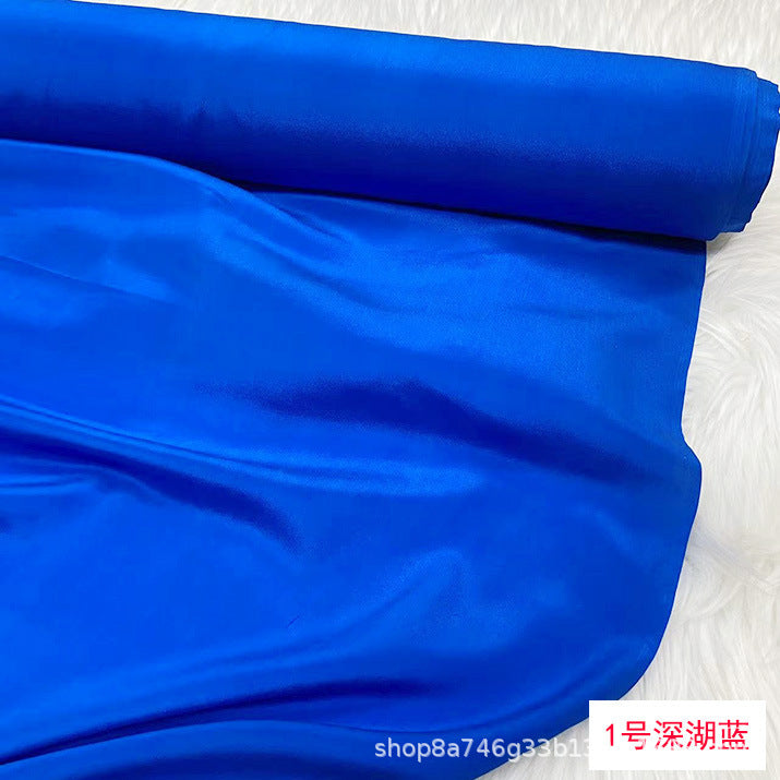 FREEDOMBEAUTY | 16 mmi solid color silk crepe fabric, matte mulberry silk crepe shirt dress lined with silk fabric
