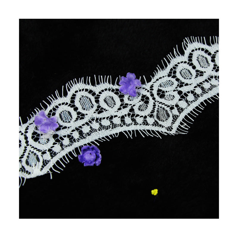 FREEDOMBEAUTY | Lace eyelash lace accessories 5.5cm wide lace fabric, lace lace factory, wedding dress fabric