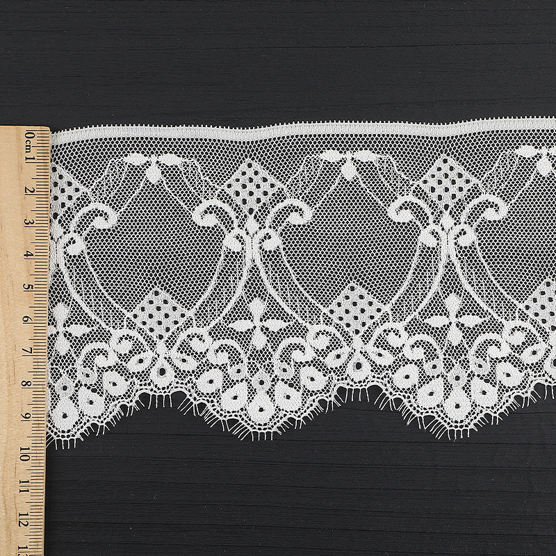 FREEDOMBEAUTY | [stretch] 6cm unilateral lace edge, warp knitted elastic lace edge, fashion wedding dress lace accessories, spot