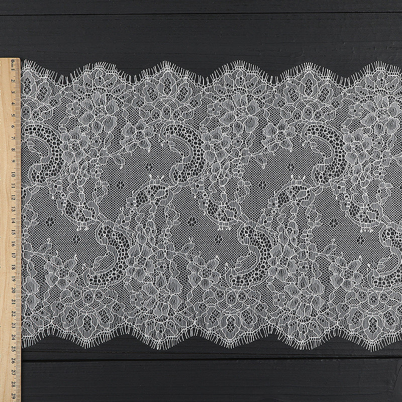 FREEDOMBEAUTY | [no- stretch] eyelash lace, white non-elastic lace, toy clothing light lace accessories, spot