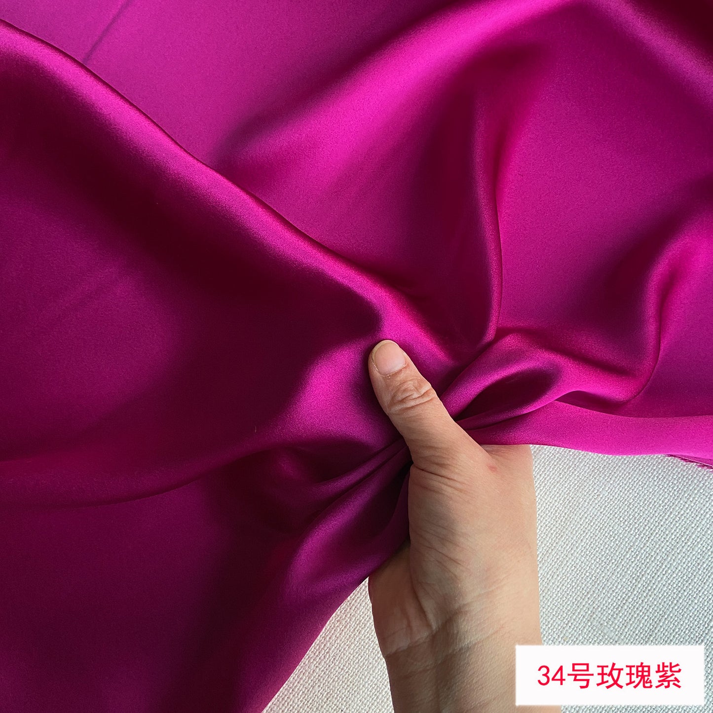 FREEDOMBEAUTY | 114 m width 16 mmi silk plain crepe satin clothing fabric 100 mulberry silk dress hair band eye mask fabric multi-color