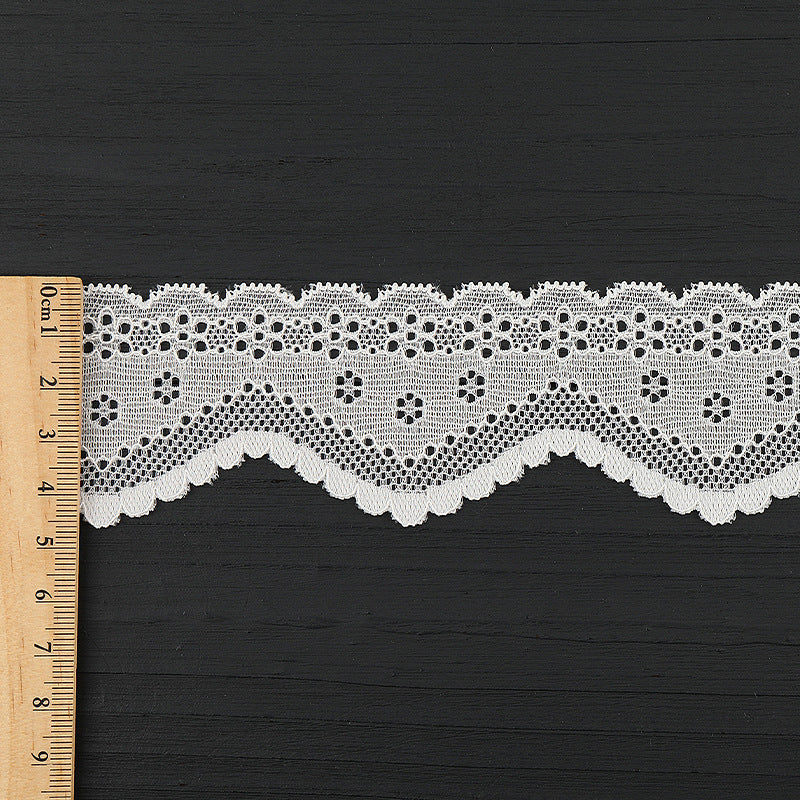 FREEDOMBEAUTY | [stretch] 7cm lace lace, nylon silk unilateral elastic lace edge, wedding dress lace accessories, spot