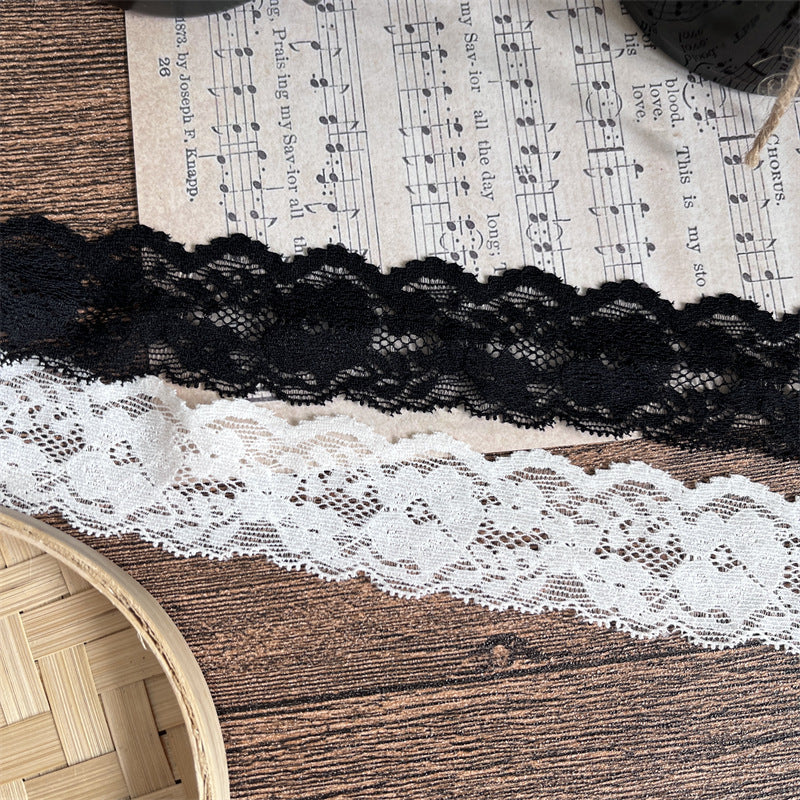 FREEDOMBEAUTY | Factory direct sales, spot fast hair French classic elegant multi-functional multi-lace fabric accessories DIY jewelry