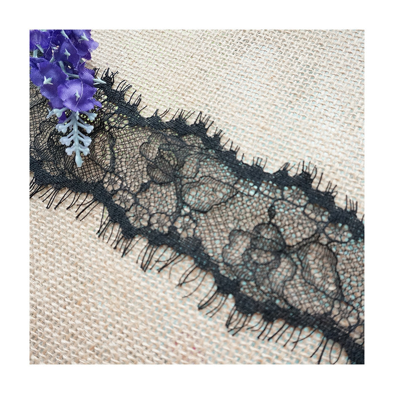 FREEDOMBEAUTY | 6.5cm small edge nylon silk exquisite underwear lace, trendy clothing women's pajamas collar accessories lace