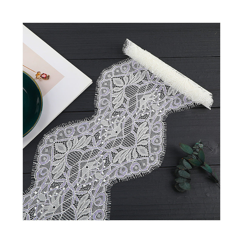 FREEDOMBEAUTY | [no- stretch] Non-elastic gold thread lace edge, nylon silk hollow lace edge, Lolita Home Textiles high-end lace accessories in stock