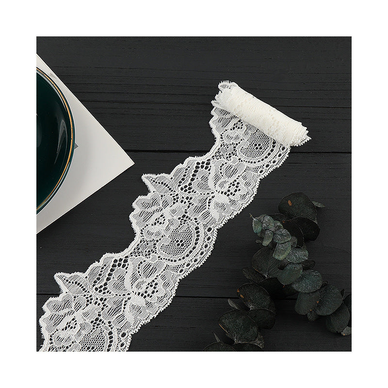FREEDOMBEAUTY | [laser-cut lace] New lace lace, laser nylon lace edge, home textile clothing elastic lace accessories, in stock
