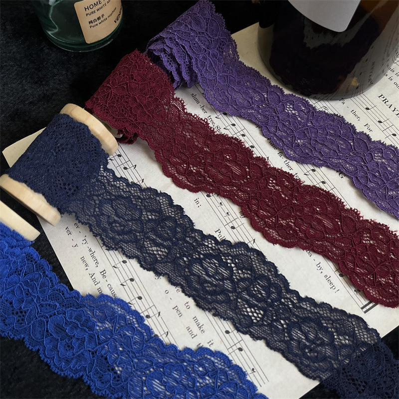 FREEDOMBEAUTY | Factory direct sales, spot quick delivery 4CM multi-color lace lace accessories Xiaohongshu same elegant accessories DIY