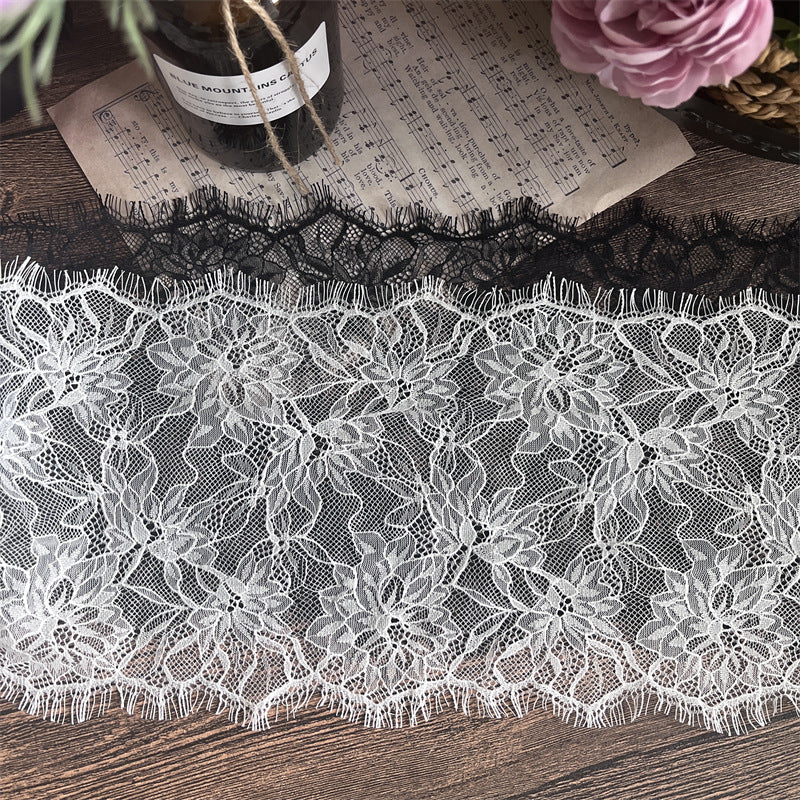 FREEDOMBEAUTY | Factory direct sales, spot quick hair 23CM elegant eyelash lace accessories DIY handmade