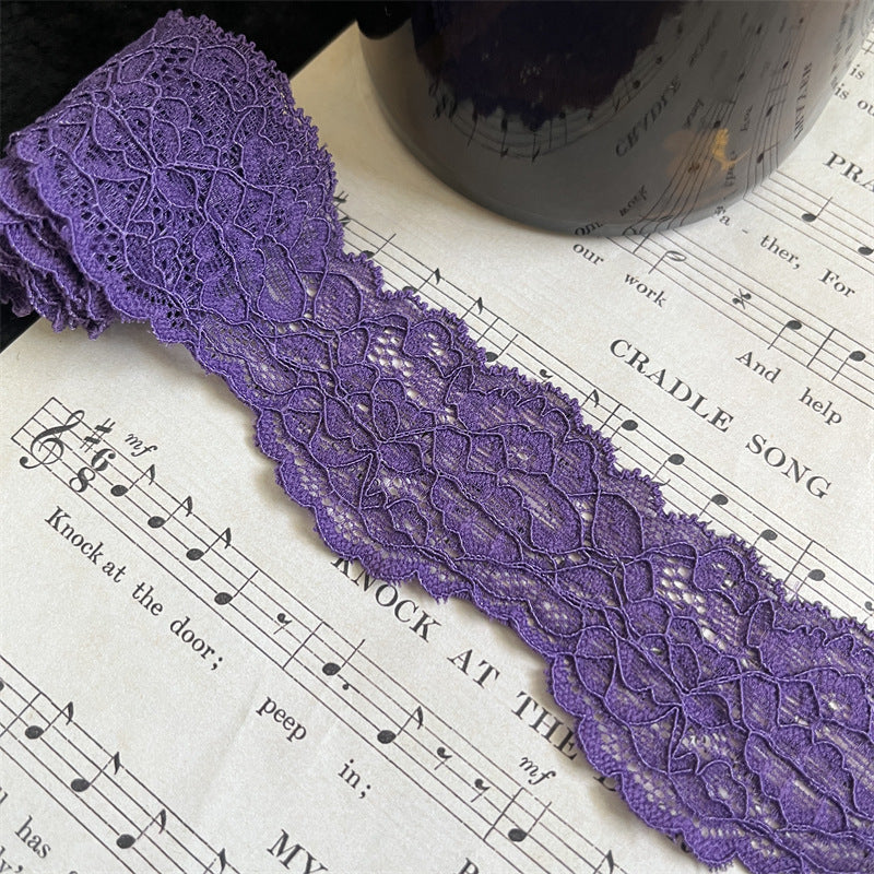 FREEDOMBEAUTY | Factory direct sales, spot quick delivery 4CM multi-color lace lace accessories Xiaohongshu same elegant accessories DIY
