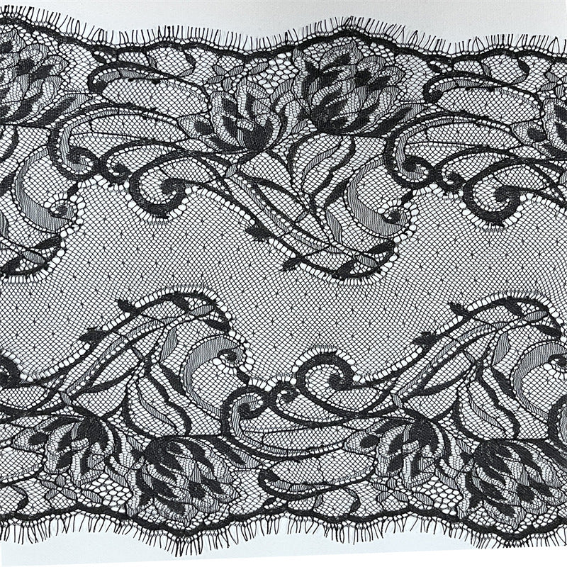 FREEDOMBEAUTY | Factory direct sales, spot fast hair French elegant 35CM eyelash lace lace fabric, handmade DIY tablecloth