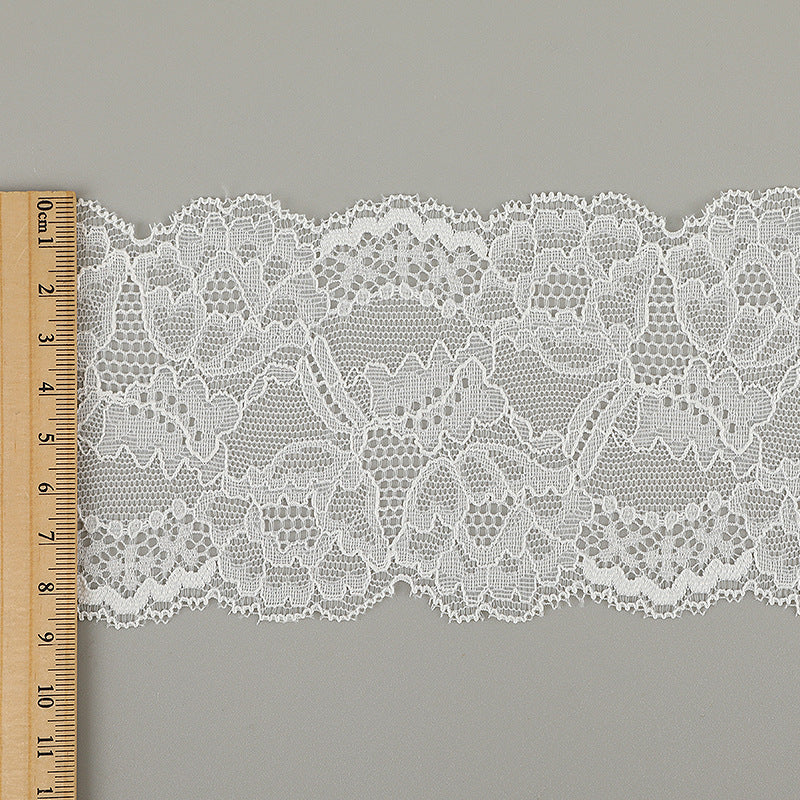 FREEDOMBEAUTY | [no- stretch] 8cm lace lace, nylon silk hollow lace accessories, home textile clothing small fresh lace edge, factory spot