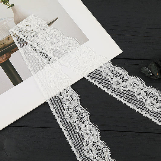 FREEDOMBEAUTY | [stretch] 4cm new lace edge, non-elastic hollow lace edge, home textile clothing small fresh lace accessories, in stock