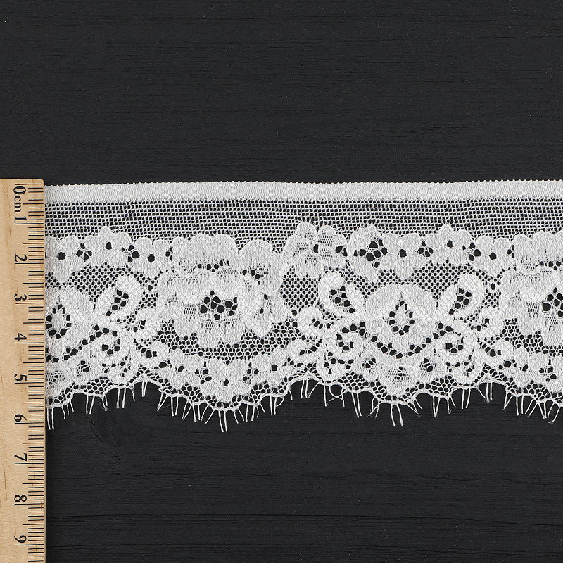 FREEDOMBEAUTY | [stretch] 6cm unilateral lace lace, warp knitted elastic lace edge, wedding underwear size lace accessories, spot