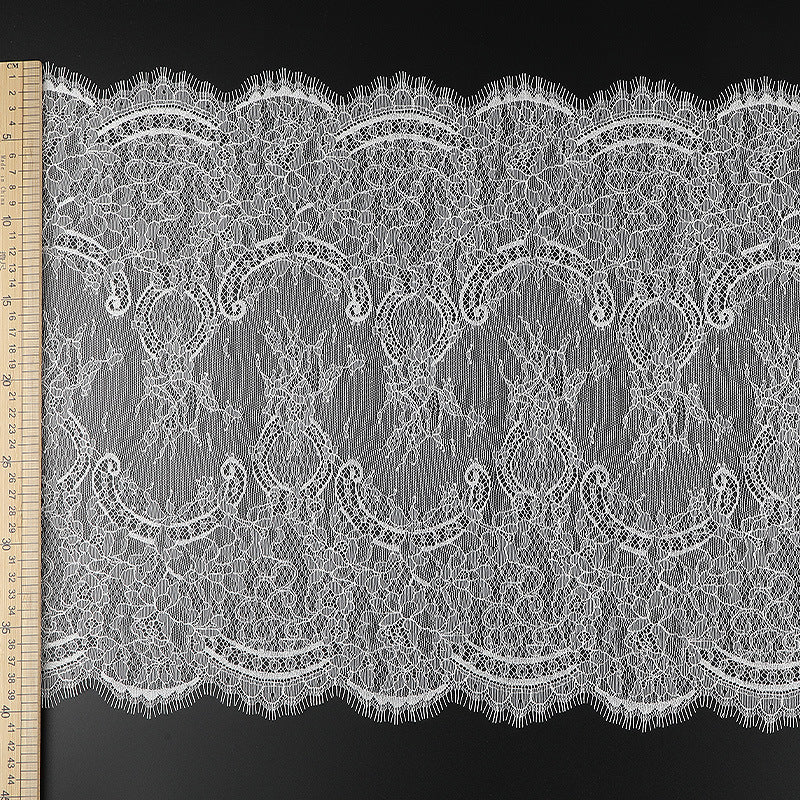 FREEDOMBEAUTY | [no- stretch] Eyelash lace large lace, nylon silk elastic lace edge, dress Lolita lace accessories, spot