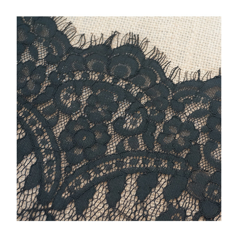 FREEDOMBEAUTY | Width 150x150cm lace, factory direct sales brocade cotton eyelash lace, clothing warp knitted lace accessories