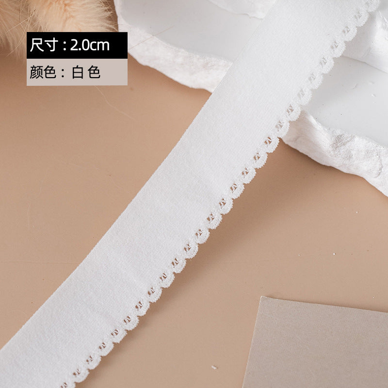 FREEDOMBEAUTY | Factory direct sales 1.2/2 CM super soft and comfortable nylon elastic band, women's children's underwear pressing edge