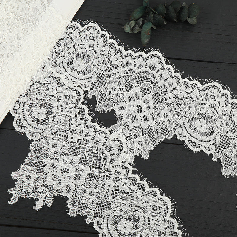FREEDOMBEAUTY | [laser-cut lace] Laser lace, elastic eyelash lace, home textile clothing new lace accessories, in stock