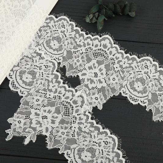 FREEDOMBEAUTY | [laser-cut lace] Laser lace, elastic eyelash lace, home textile clothing new lace accessories, in stock