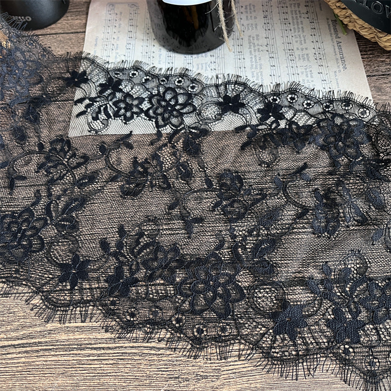 FREEDOMBEAUTY | Factory direct sales, spot fast hair 25CM elegant eyelash lace accessories DIY handmade clothing fabric