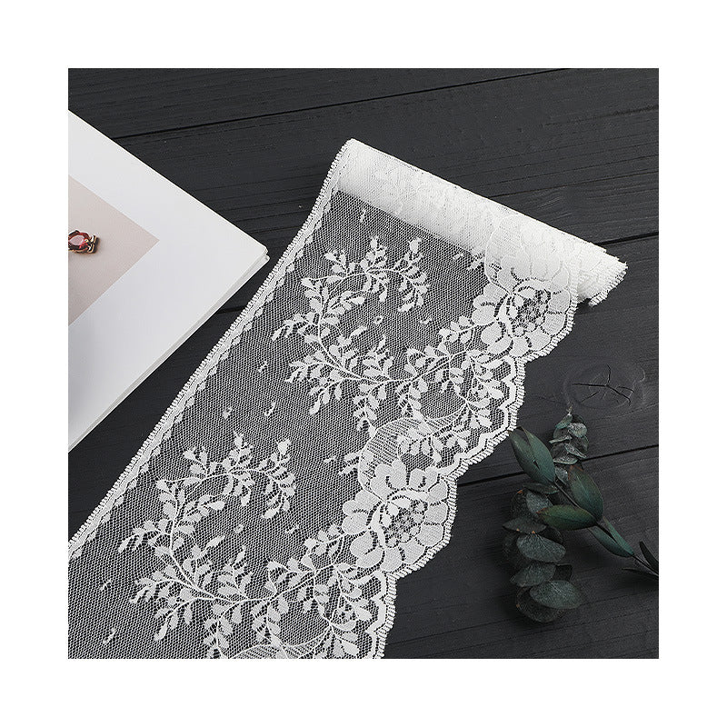 FREEDOMBEAUTY | [no- stretch] 10cm unilateral lace, non-elastic nylon lace, wedding underwear lace accessories, spot