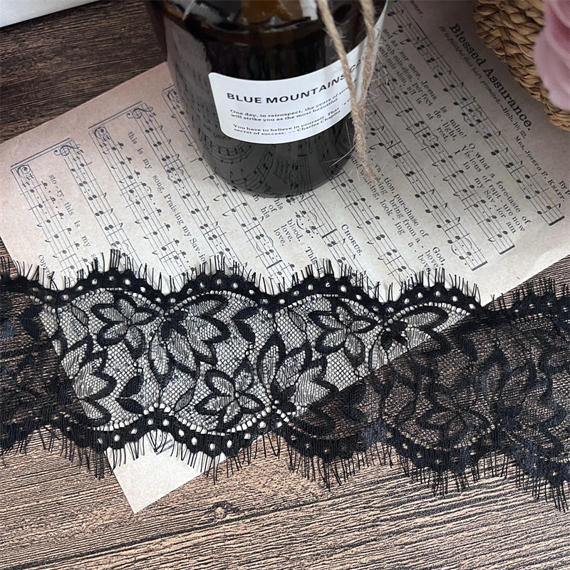 FREEDOMBEAUTY | Factory direct sales, spot 10cm arc pattern eyelash lace, French retro handmade DIY