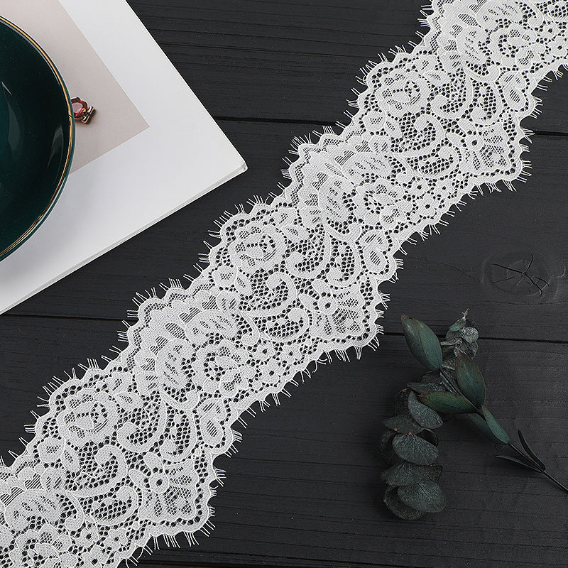 FREEDOMBEAUTY | [laser-cut lace] New eyelash lace, laser non-elastic eyelash lace, high-end lace accessories for clothing and underwear