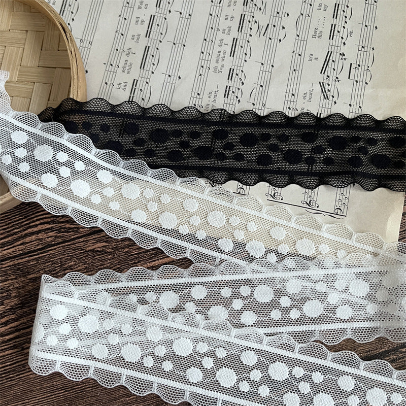 FREEDOMBEAUTY | Factory direct sales, spot fast hair French classic elegant hollow various lace fabric accessories DIY jewelry