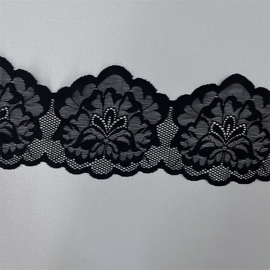 FREEDOMBEAUTY | Factory direct sales, spot fast hair French single flower hollow 9CM eyelash lace accessories DIY handmade