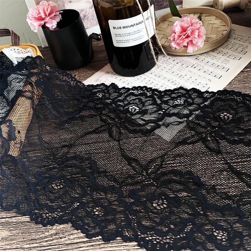 FREEDOMBEAUTY | Spot white elastic lace, warp lace small lace, new wedding headgear DIY clothing lace accessories