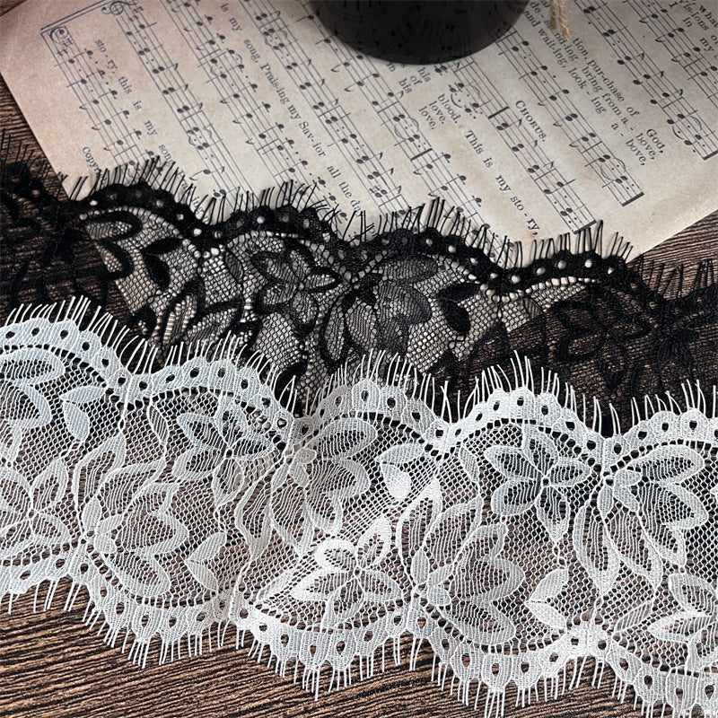 FREEDOMBEAUTY | Factory direct sales, spot 10cm arc pattern eyelash lace, French retro handmade DIY