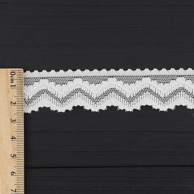 FREEDOMBEAUTY | [stretch] 3cm elastic lace lace accessories, white nylon lace edge, wedding dress exquisite lace edge, spot
