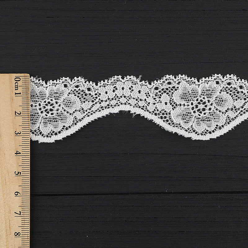 FREEDOMBEAUTY | [stretch] 3.5cm lace, elastic lace, wedding underwear home textile fashion lace accessories, spot