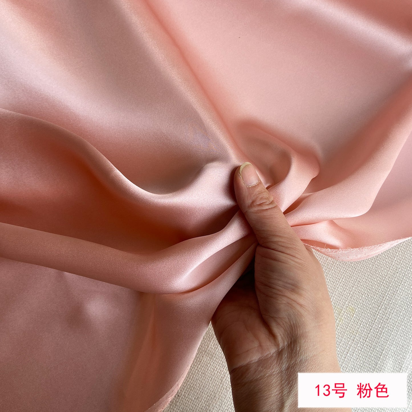 FREEDOMBEAUTY | 114 m width 16 mmi silk plain crepe satin clothing fabric 100 mulberry silk dress hair band eye mask fabric multi-color