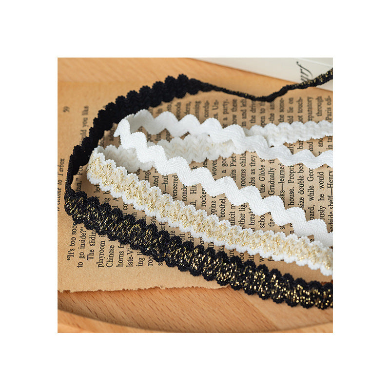 FREEDOMBEAUTY | Factory Direct 1.0/0 Elastic Bending Elastic Band White Gold Black Gold Pure White Spot Children's Women's Sling