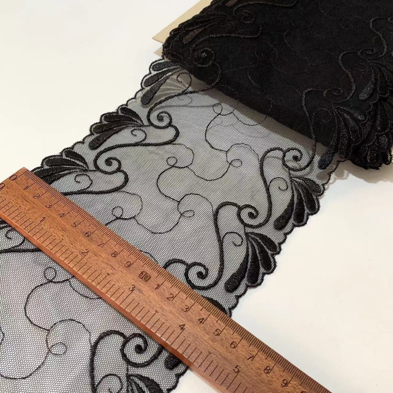 FREEDOMBEAUTY | Spot retro bilateral mesh embroidery lace accessories decorative design DIY fabric apparel