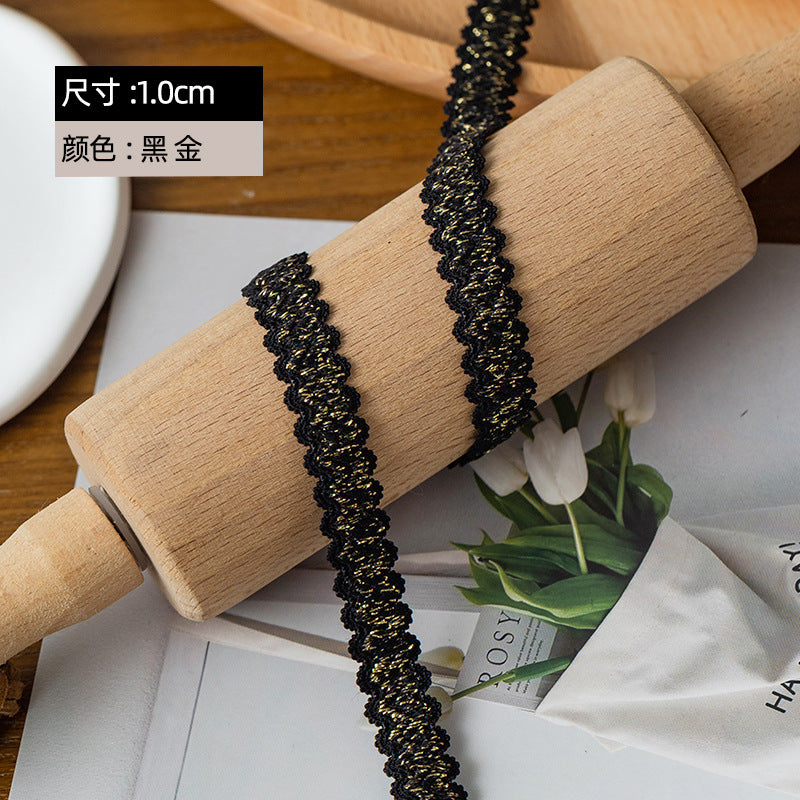 FREEDOMBEAUTY | Factory Direct 1.0/0 Elastic Bending Elastic Band White Gold Black Gold Pure White Spot Children's Women's Sling
