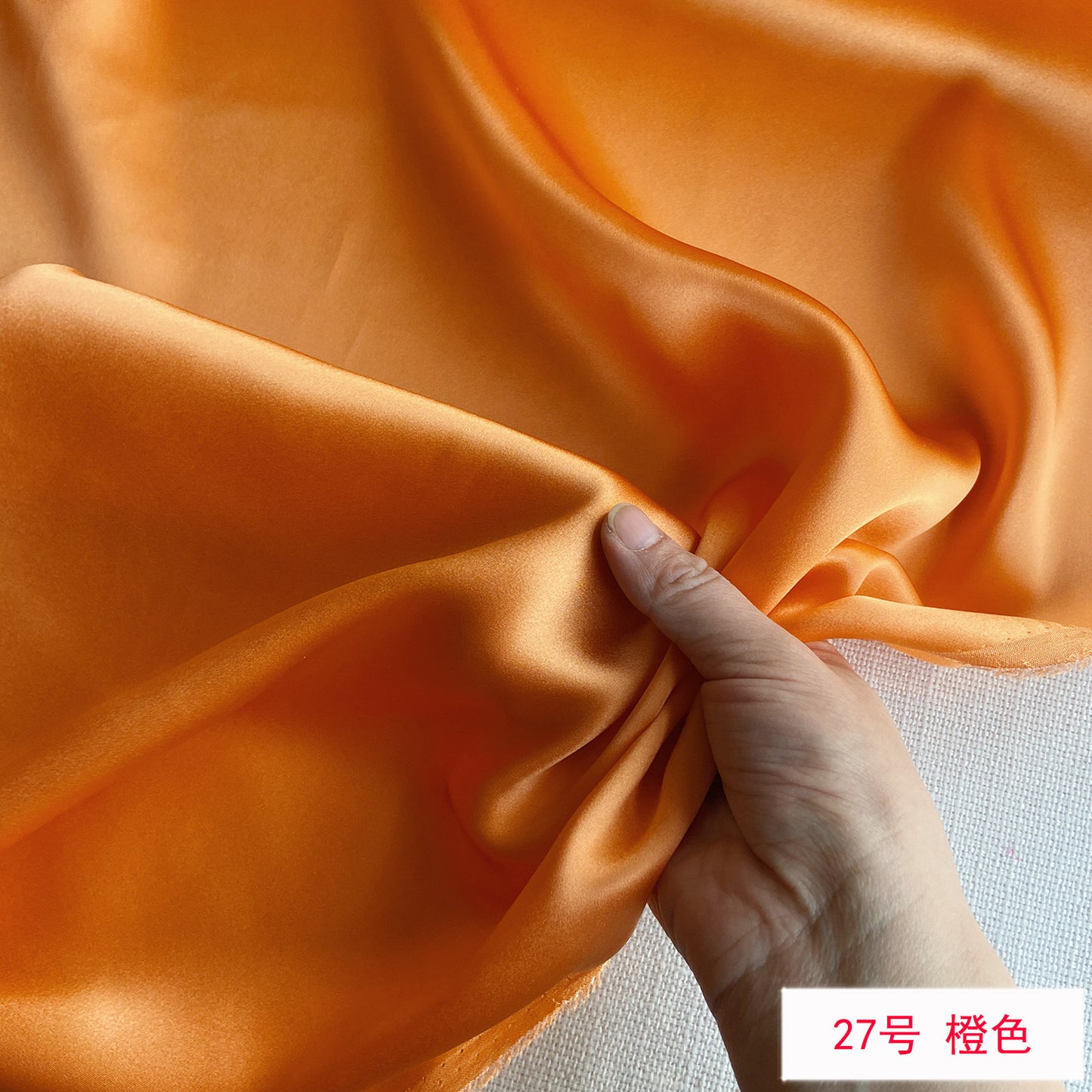 FREEDOMBEAUTY | 114 m width 16 mmi silk plain crepe satin clothing fabric 100 mulberry silk dress hair band eye mask fabric multi-color