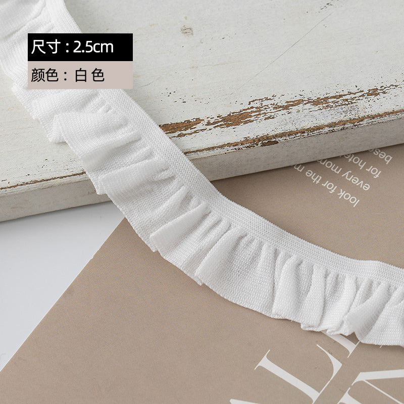 FREEDOMBEAUTY | Factory 1.0/1 elastane white elastic fungus elastic band doll women's elastic lace elastic