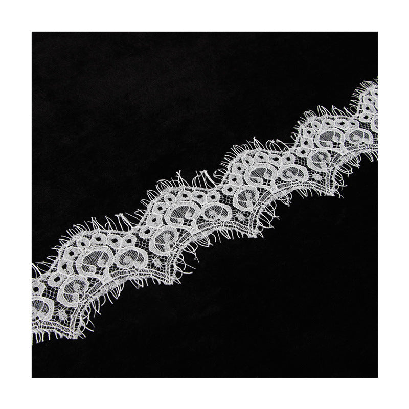 FREEDOMBEAUTY | Spot direct sales popular eyelash lace 7cm wide non-elastic lace DIY clothing accessories