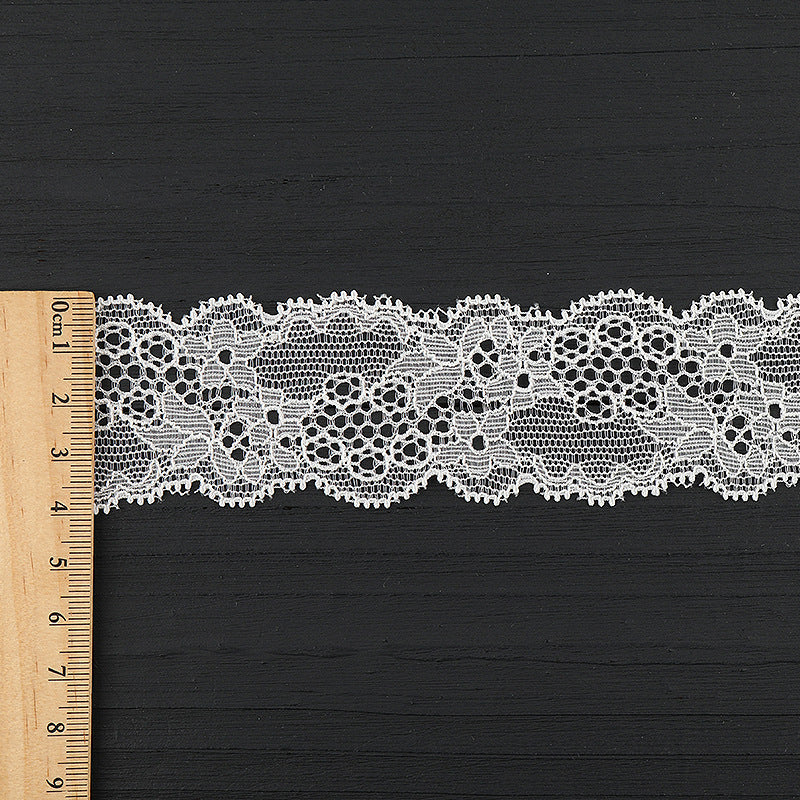 FREEDOMBEAUTY | [stretch] 4cm lace lace, white lace lace accessories, small neckline cuffs, fresh lace lace accessories, in stock