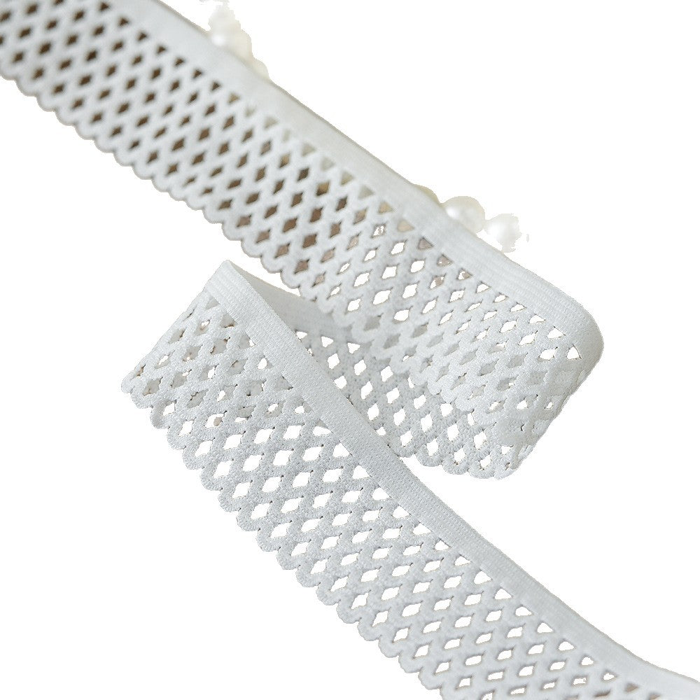 FREEDOMBEAUTY | Factory Direct 3.0CM Hollow Elastic Ribbon DIY Breathable Comfortable Waist Skirt Nylon Elastic Band