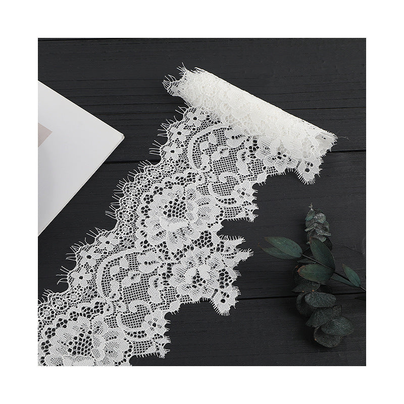 FREEDOMBEAUTY | [laser-cut lace] New eyelash lace, laser non-elastic eyelash lace, high-end lace accessories for clothing and underwear