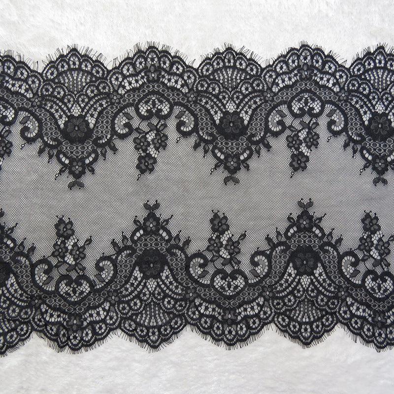 FREEDOMBEAUTY | 37cm new factory direct lace fabric, pajamas eyelash lace, wedding dress crochet lace