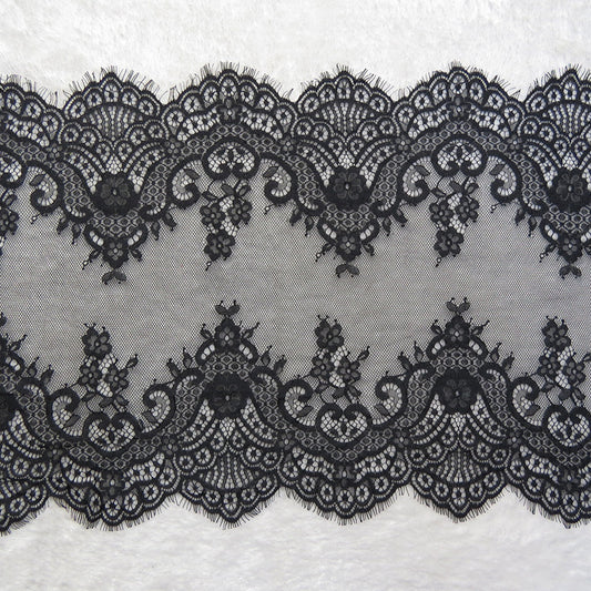 FREEDOMBEAUTY | 37cm new factory direct lace fabric, pajamas eyelash lace, wedding dress crochet lace