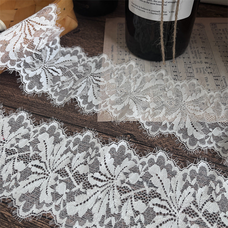 FREEDOMBEAUTY | Factory direct sales, spot fast hair elegant hollow large pattern hollow 9CM eyelash lace accessories DIY handmade