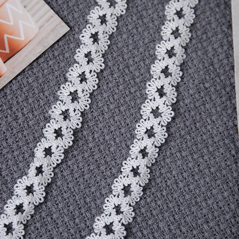 FREEDOMBEAUTY | Manufacturer supplies 1.5cm white nylon lace lace strap, clothing, bags, home textiles, shoes and hats elastic elastic band